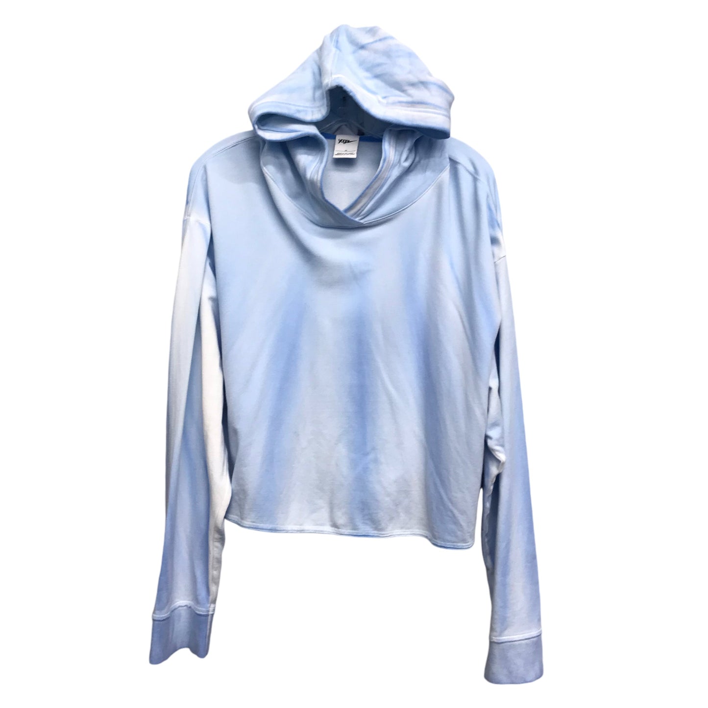 Athletic Sweatshirt Hoodie By Nike Apparel In Blue, Size:1X