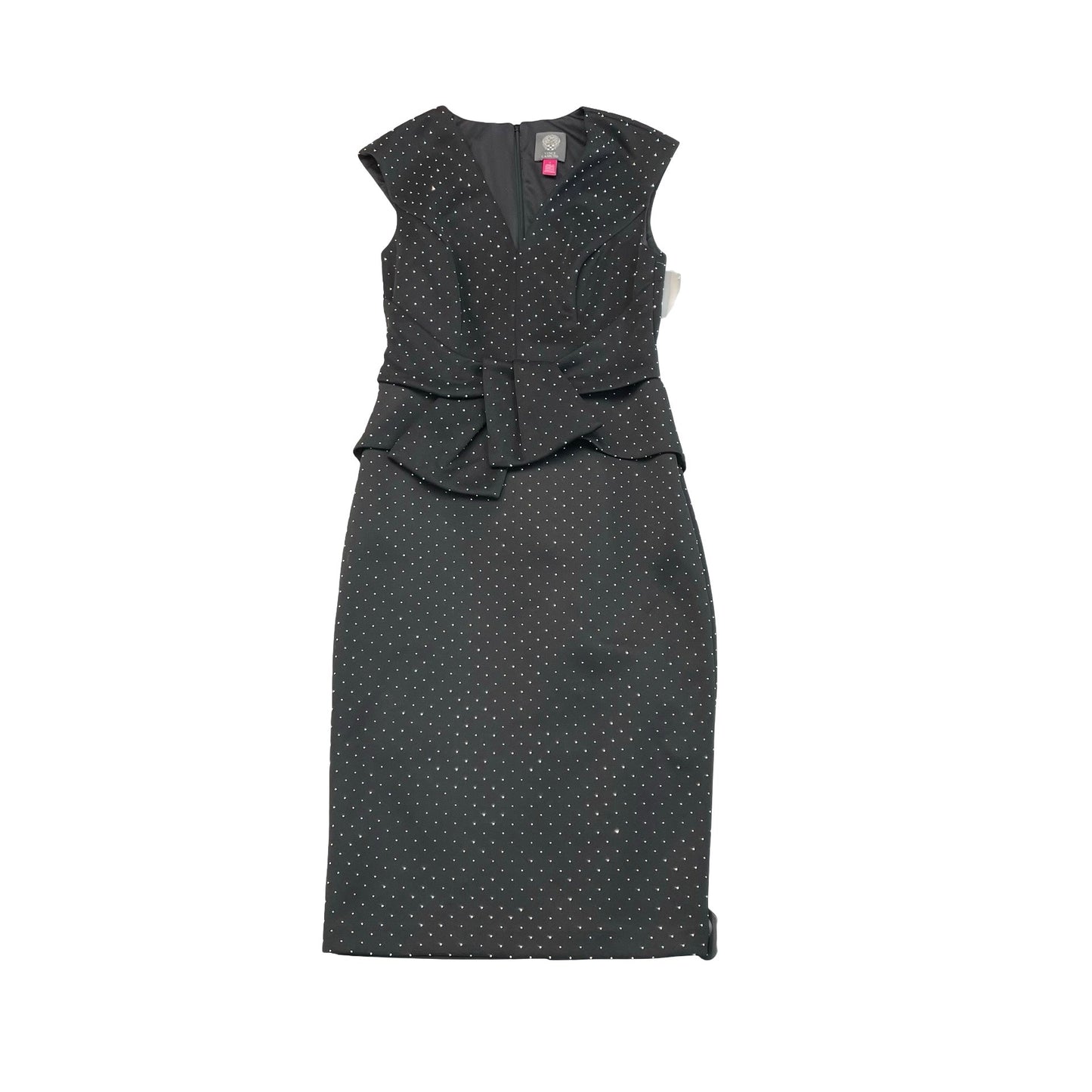 Dress Party Midi By Vince Camuto In Black, Size:4