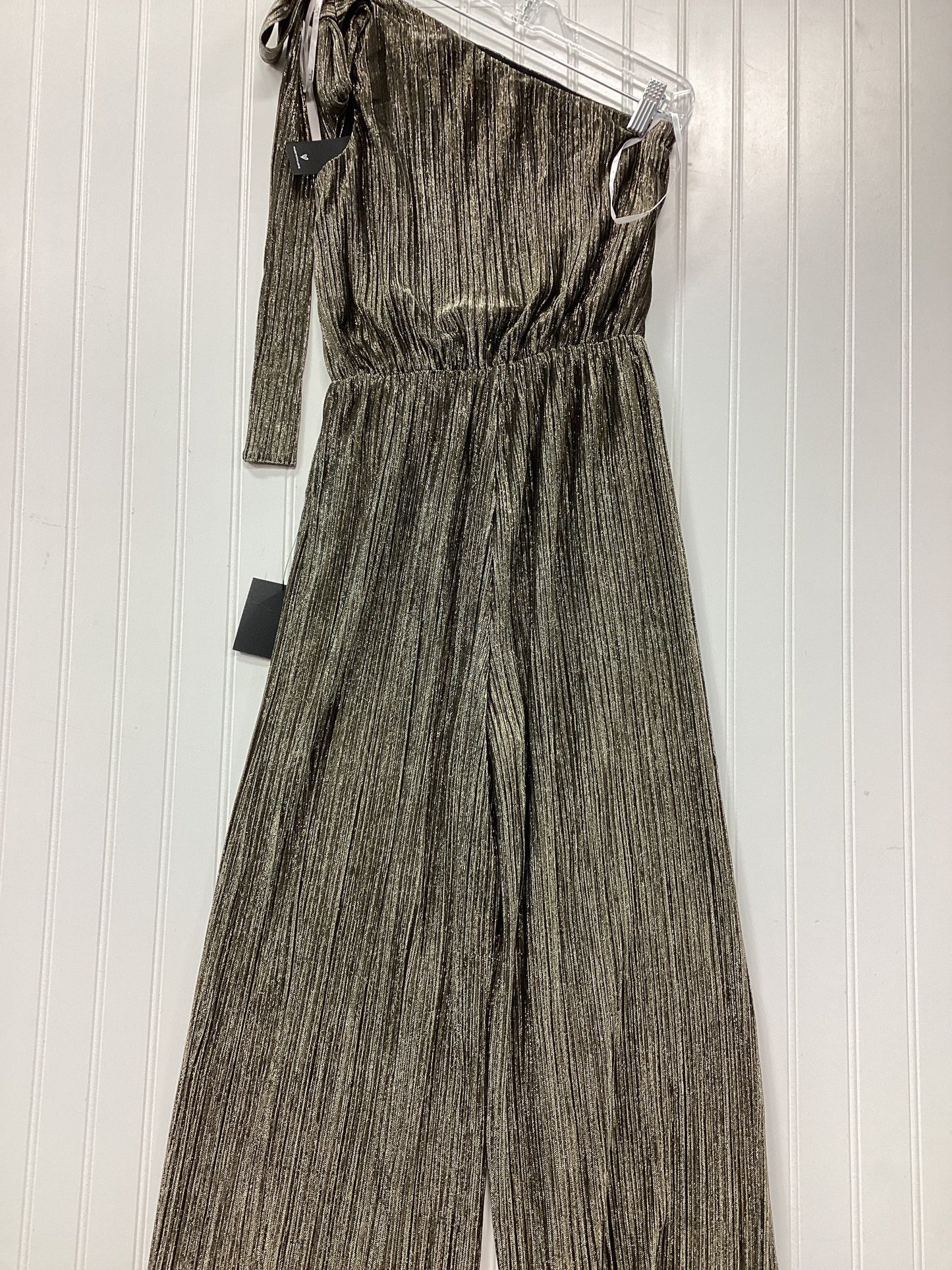 Jumpsuit By Lulus In Gold, Size:Xs