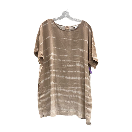 Top Ss By Pure Jill In Tan, Size:Lp