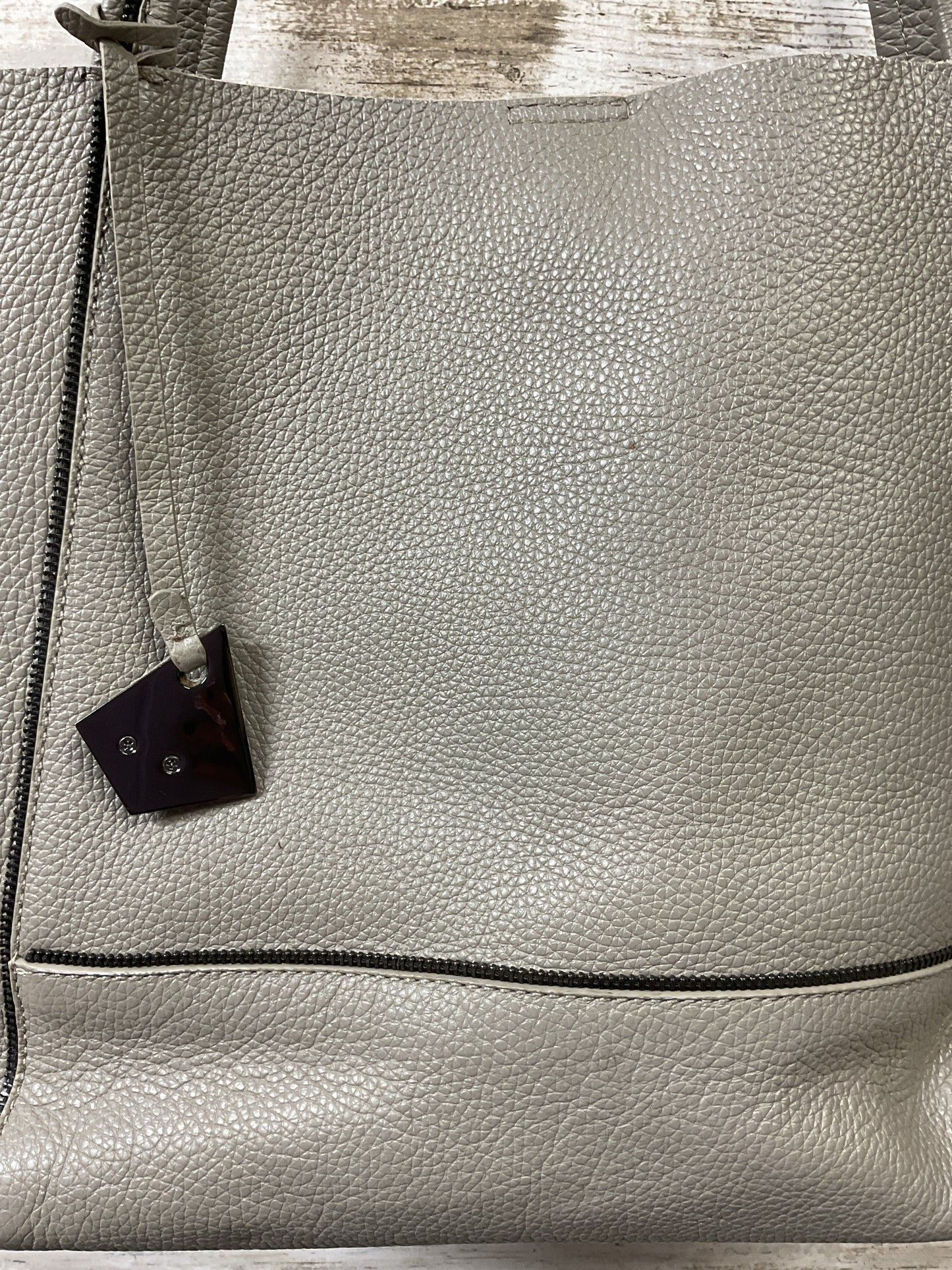 Handbag Leather By Botkier In Grey, Size:Large