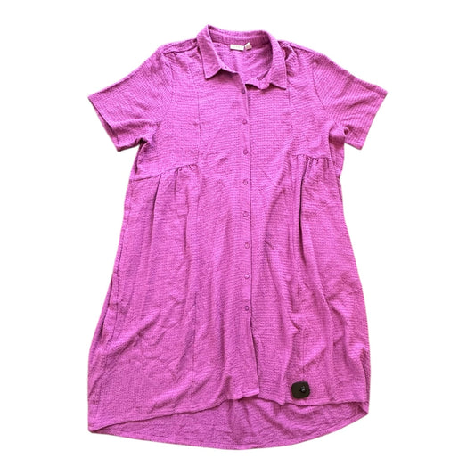 Dress Casual Midi By Logo In Purple, Size:Xl