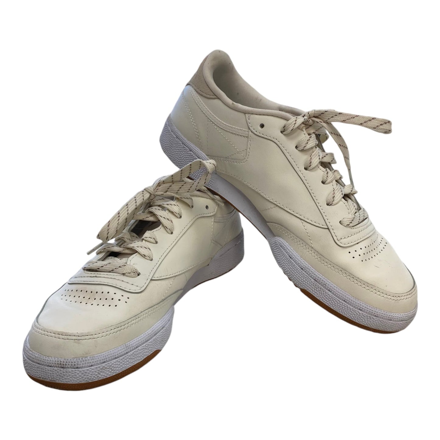 Shoes Sneakers By Reebok In Cream, Size: 8