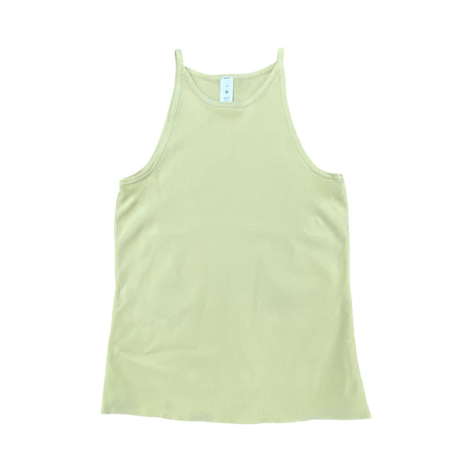 Athletic Tank Top By Lululemon In Yellow, Size:M