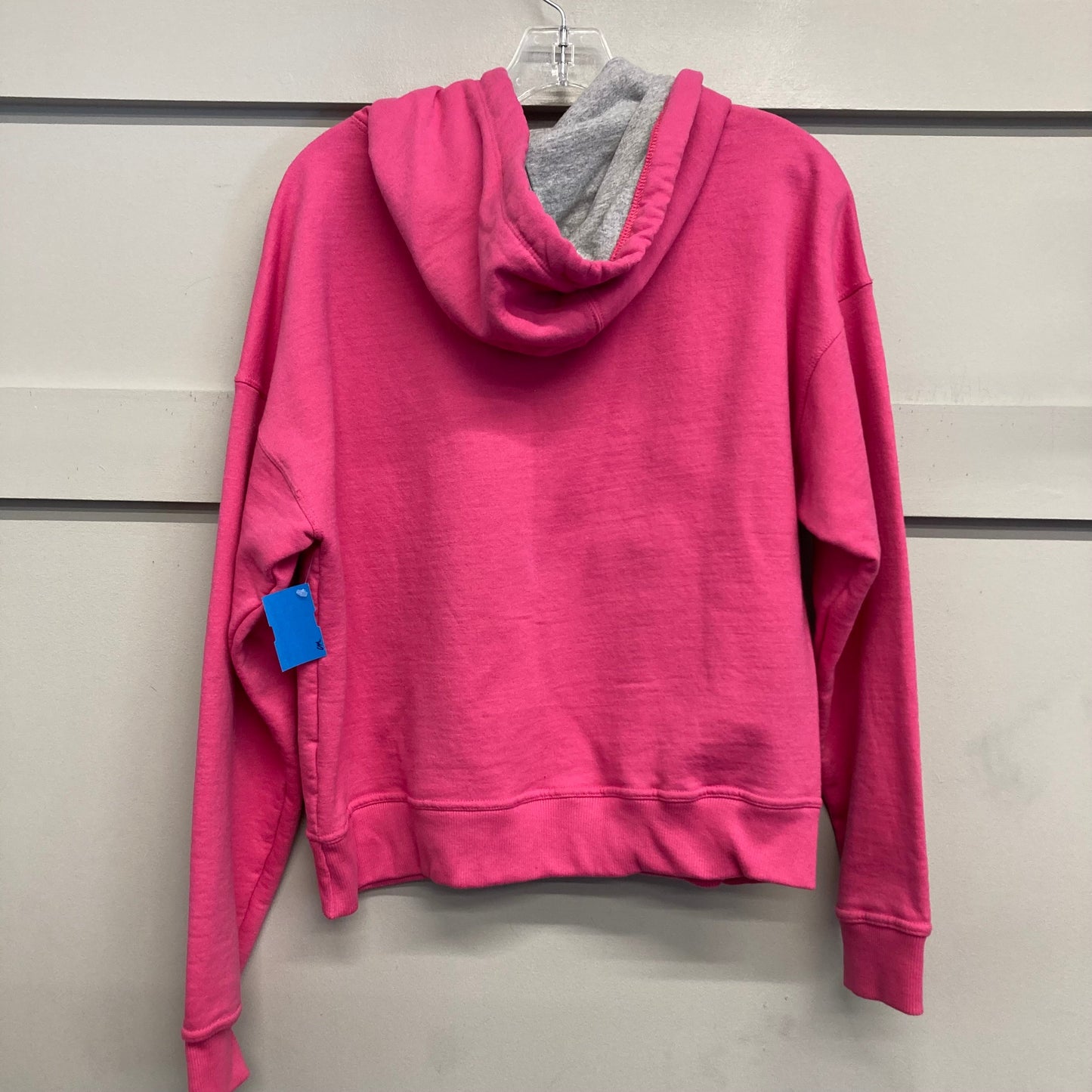 Sweatshirt Hoodie By Champion In Pink & Red, Size:M