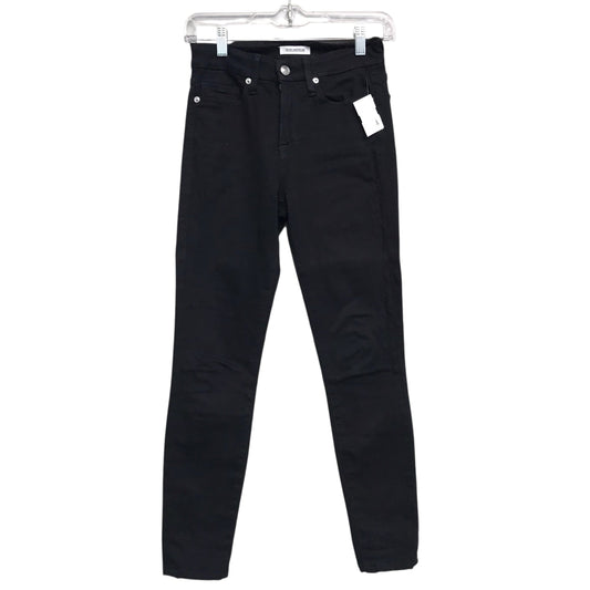 Jeans Skinny By Good American In Black Denim, Size:0