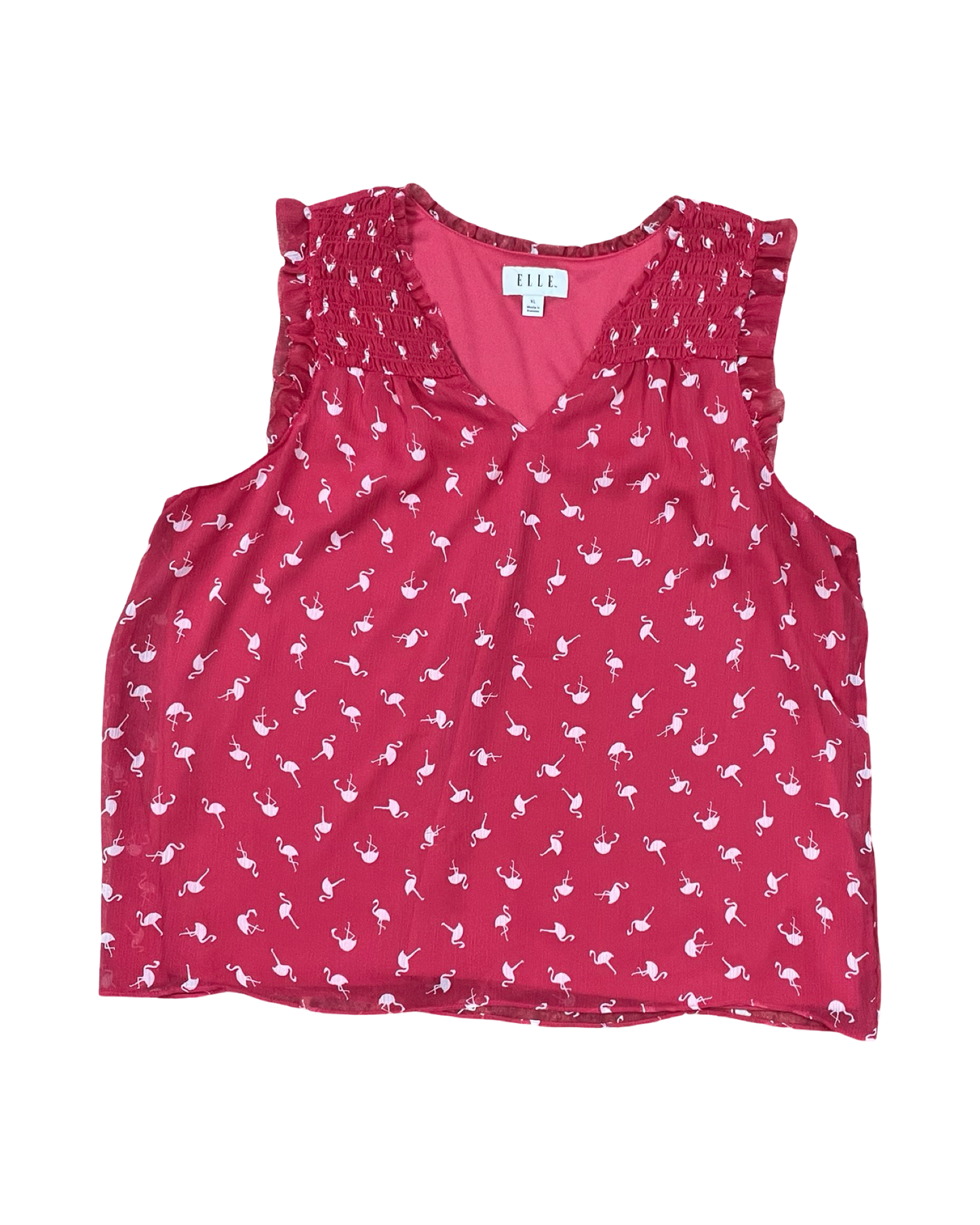 Top Ss By Elle In Pink, Size:Xl