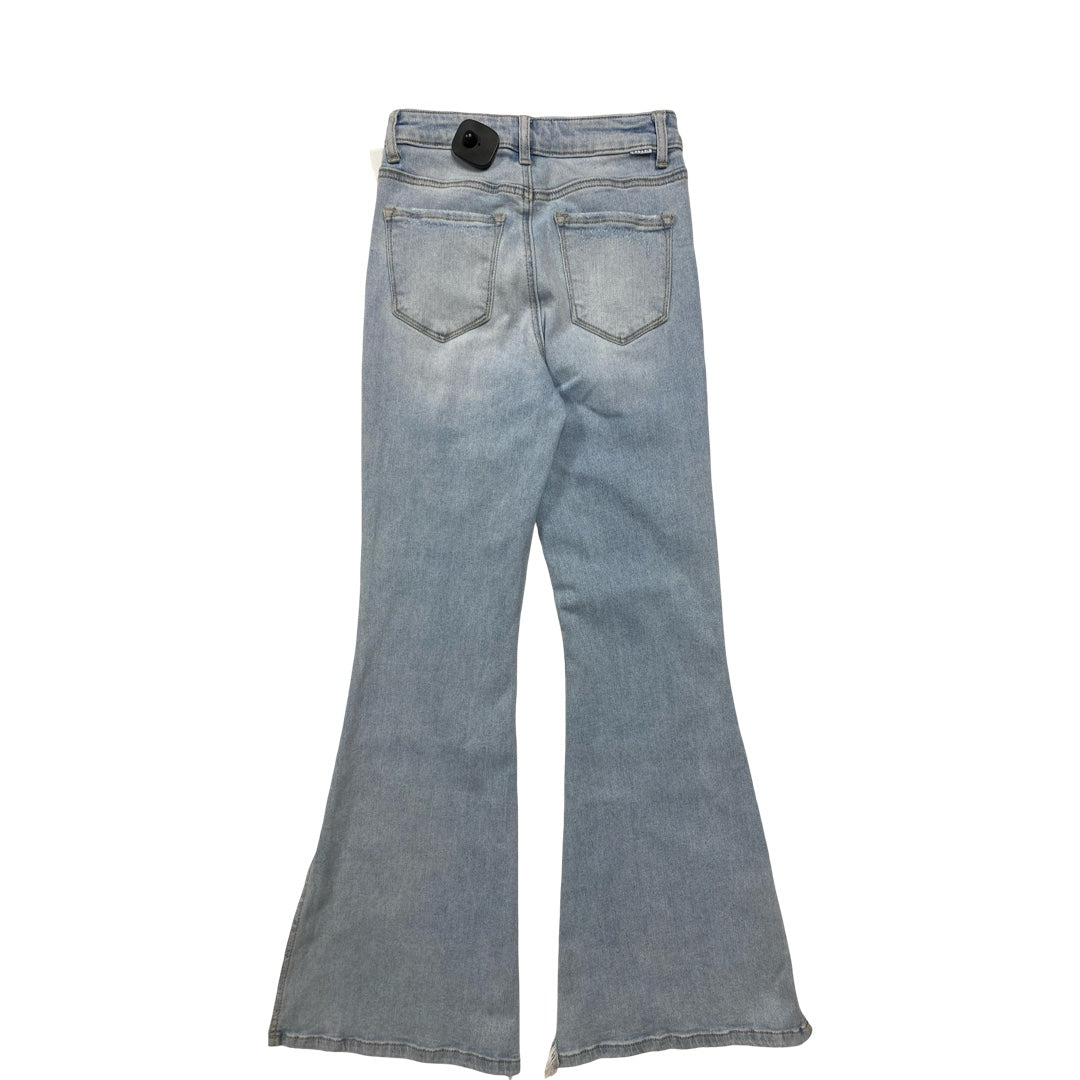 Jeans Flared By Risen In Blue Denim, Size:2