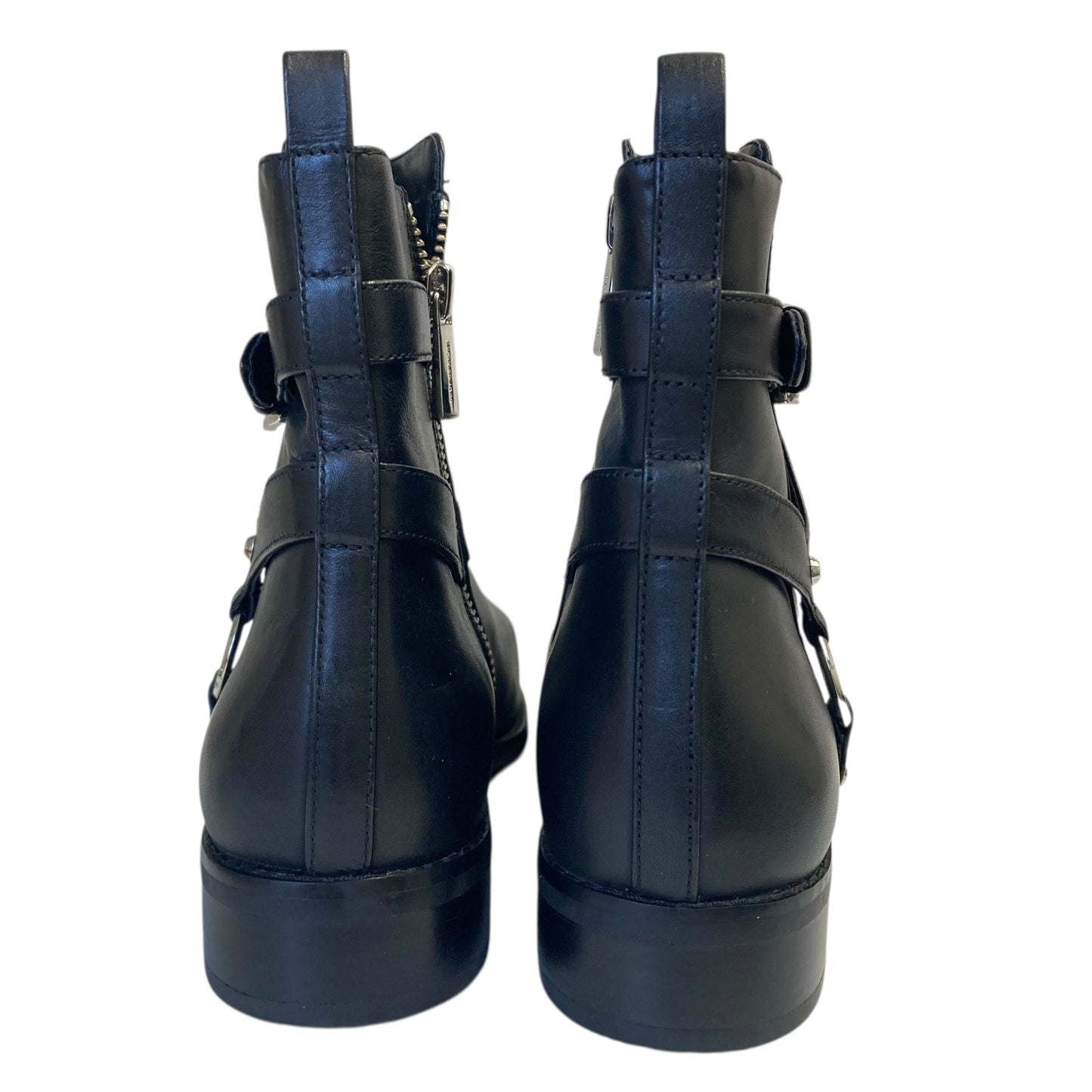 Boots Ankle Flats By Michael By Michael Kors In Black, Size:8.5