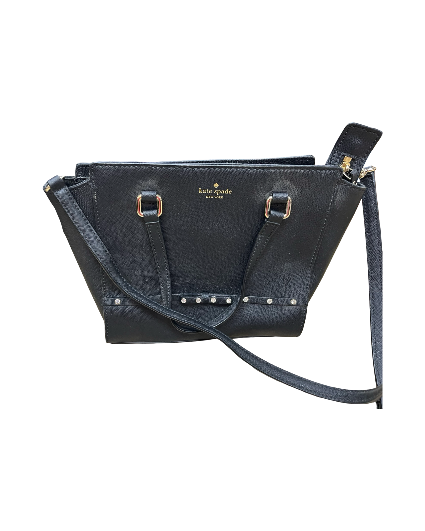 Crossbody Designer By Kate Spade In Black, Size:Small