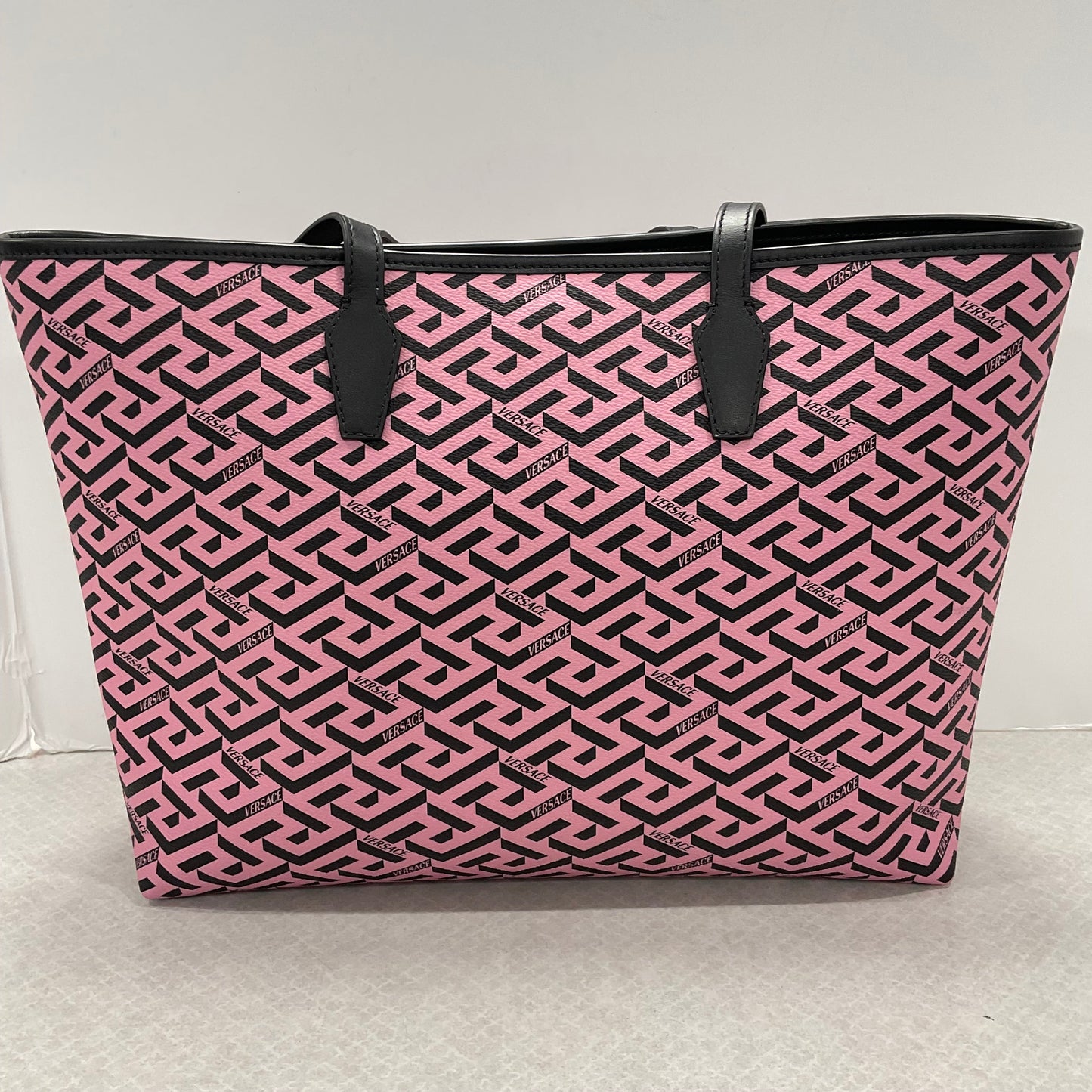 Tote Luxury Designer By Versace, Size: Large