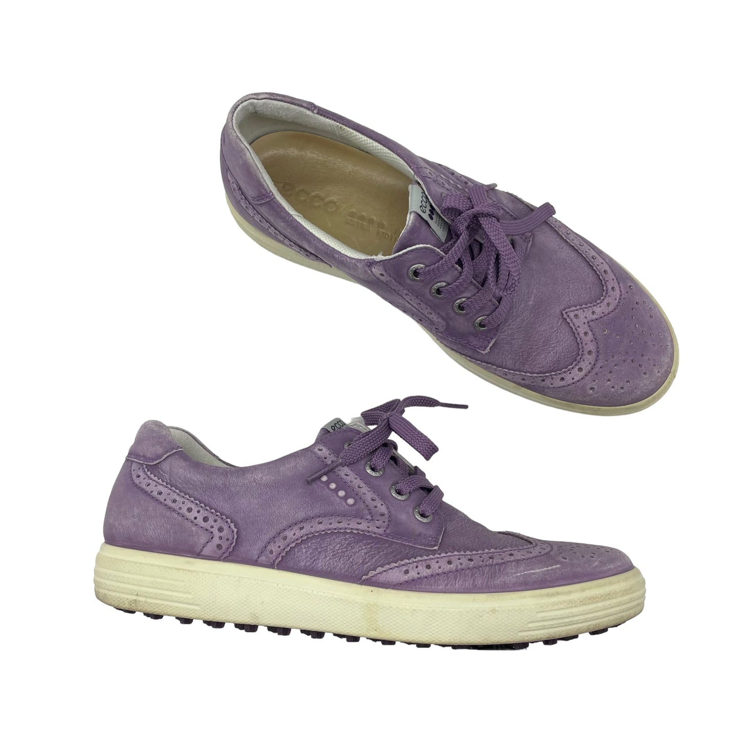 PURPLE SHOES FLATS by ECCO Size:9.5