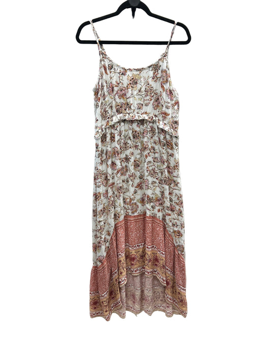 Dress Casual Maxi By Maurices In Floral Print, Size:M