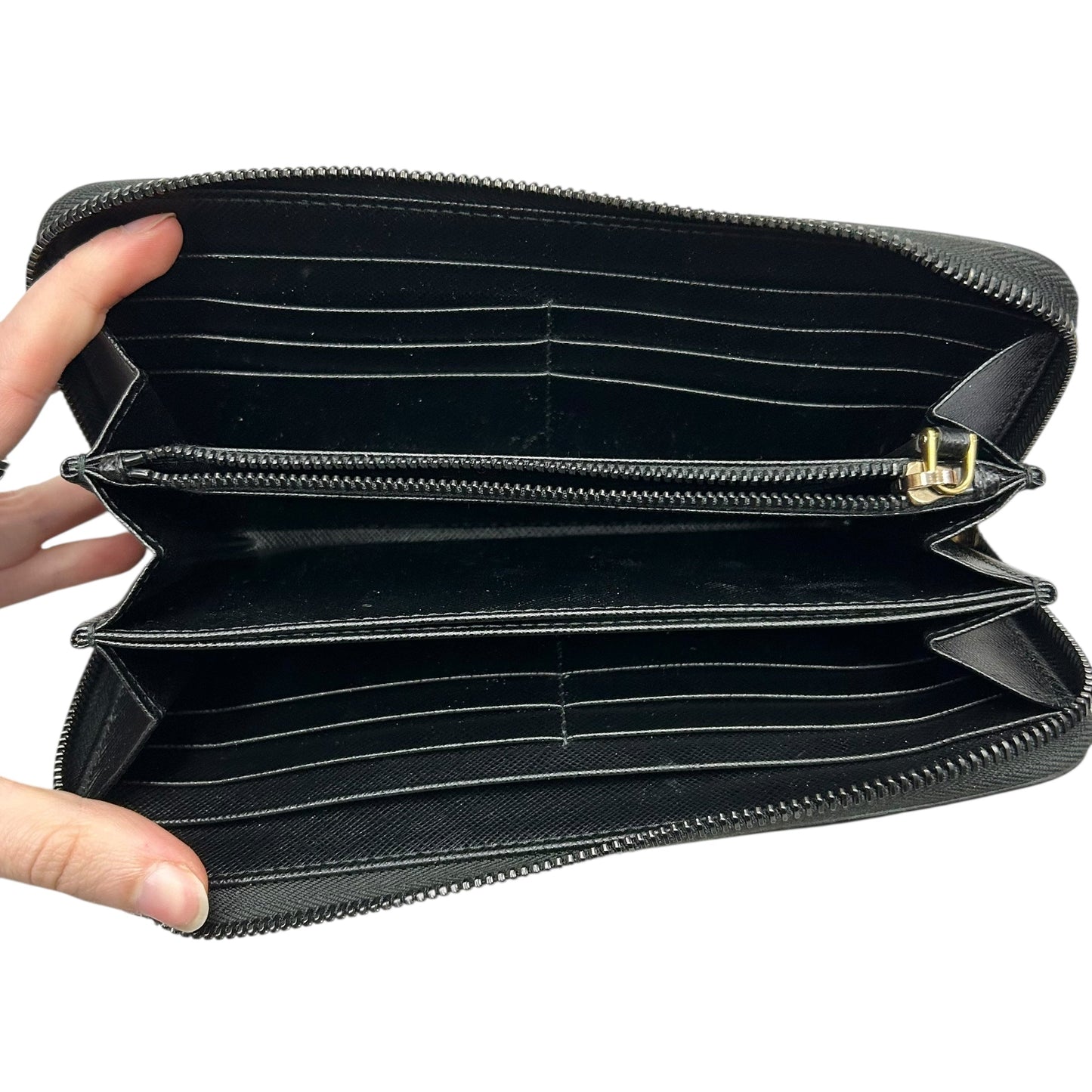 Wallet Luxury Designer By Prada, Size: Large