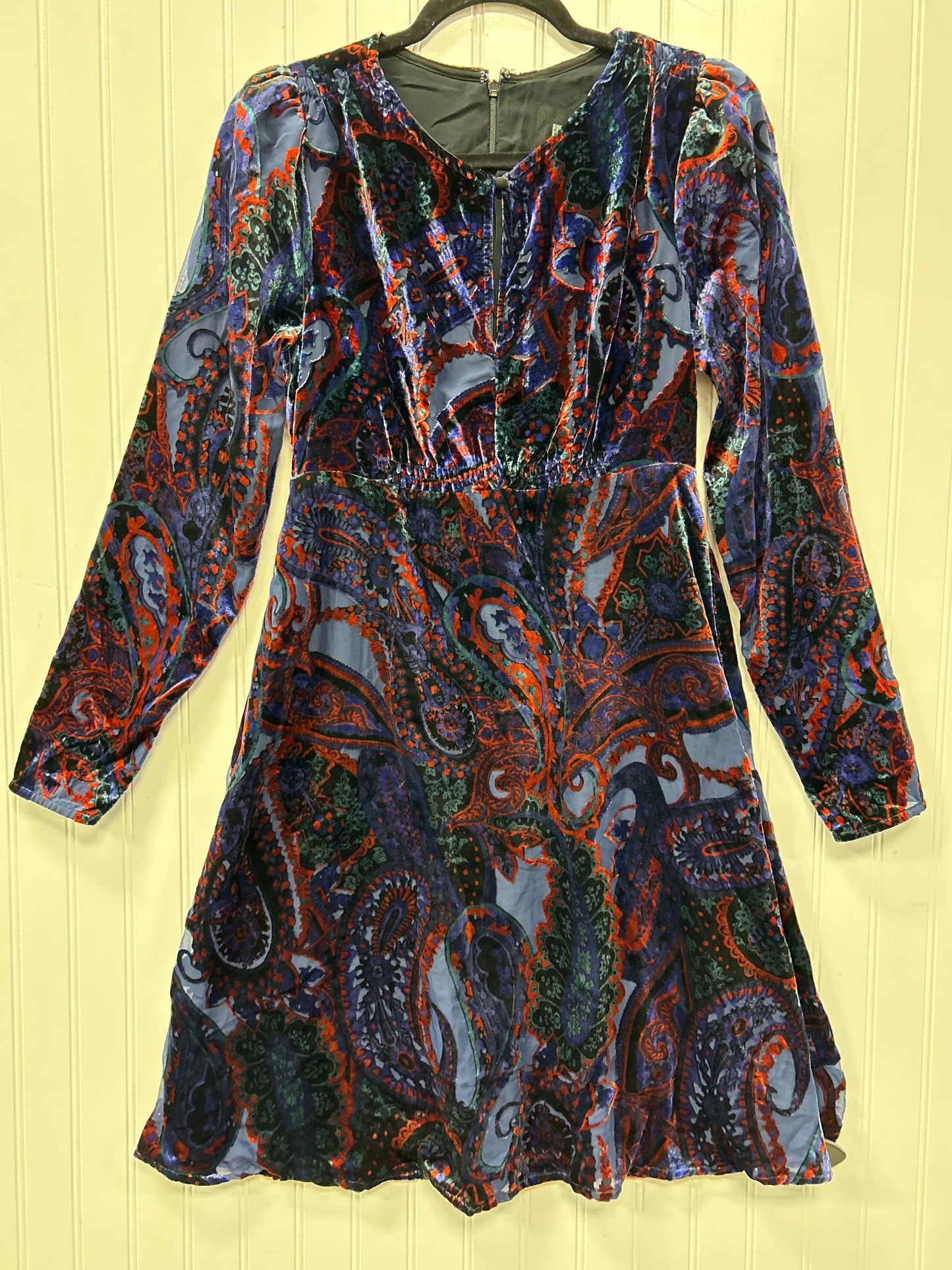 Dress Casual Midi By Anthropologie In Blue, Size:6