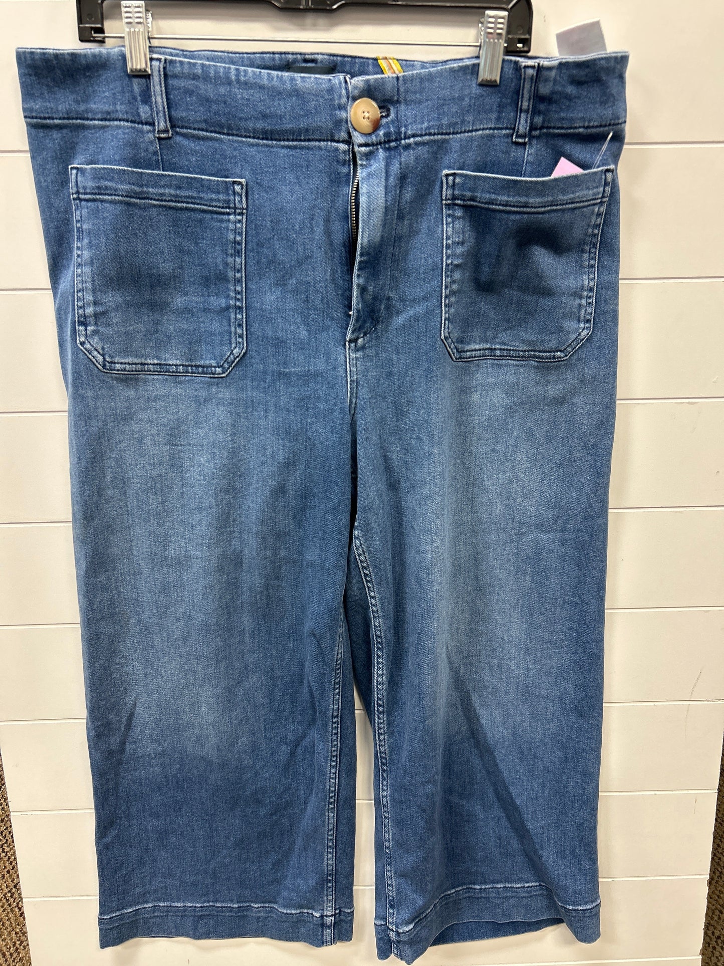 Jeans Wide Leg By Maeve In Blue Denim, Size:18