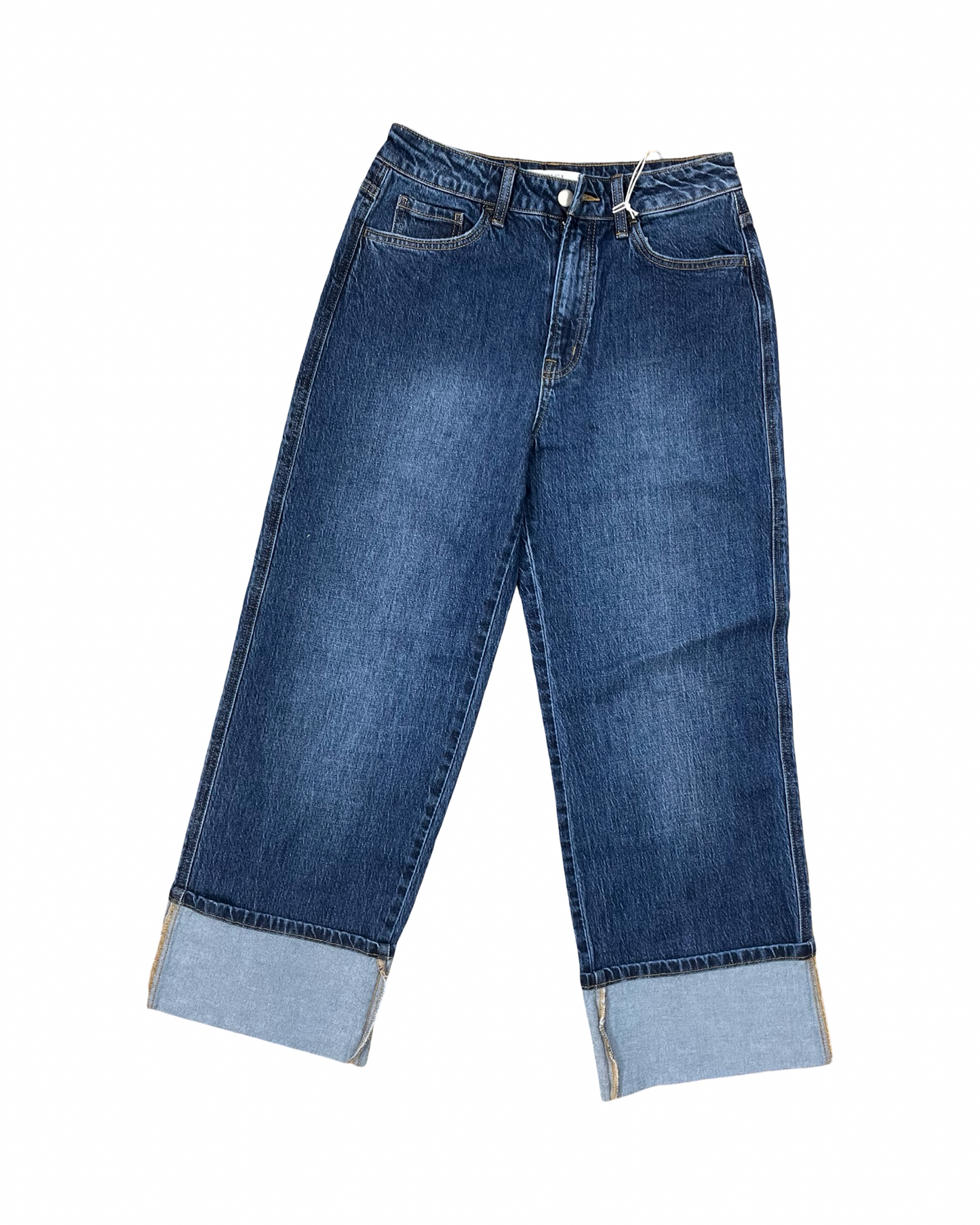 Jeans Wide Leg By Vici In Blue Denim, Size:4