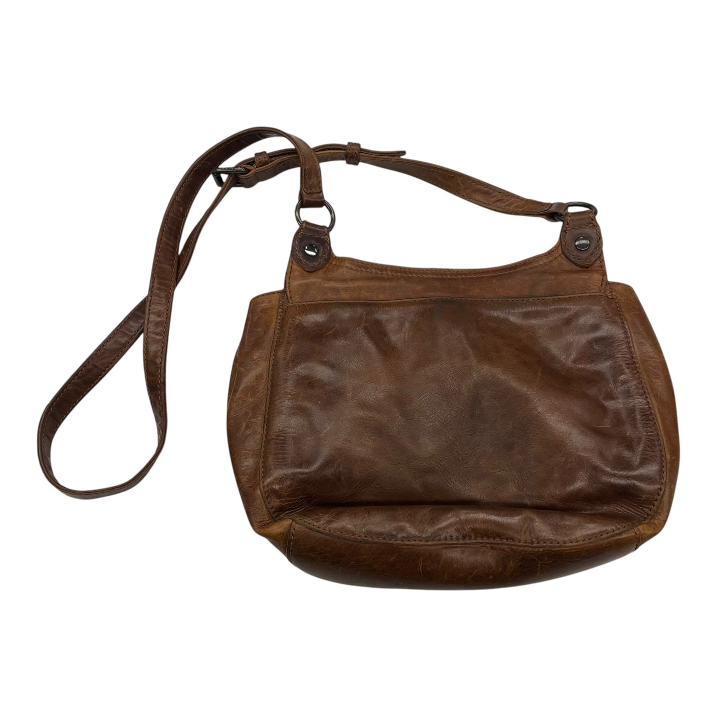 Crossbody Designer By Frye In Brown, Size:Large