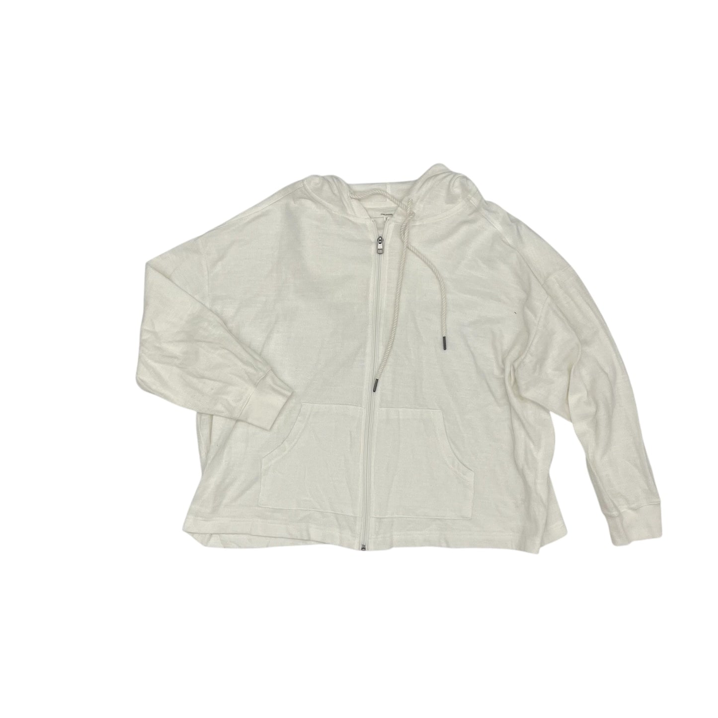 Sweatshirt Hoodie By Maurices In Cream, Size:2X