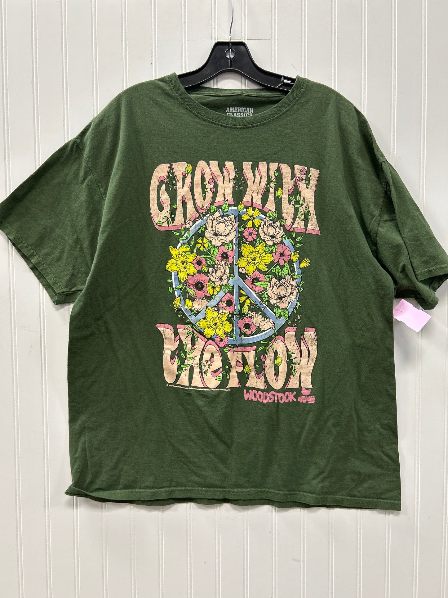 Top Ss By Clothes Mentor In Green, Size:Xl