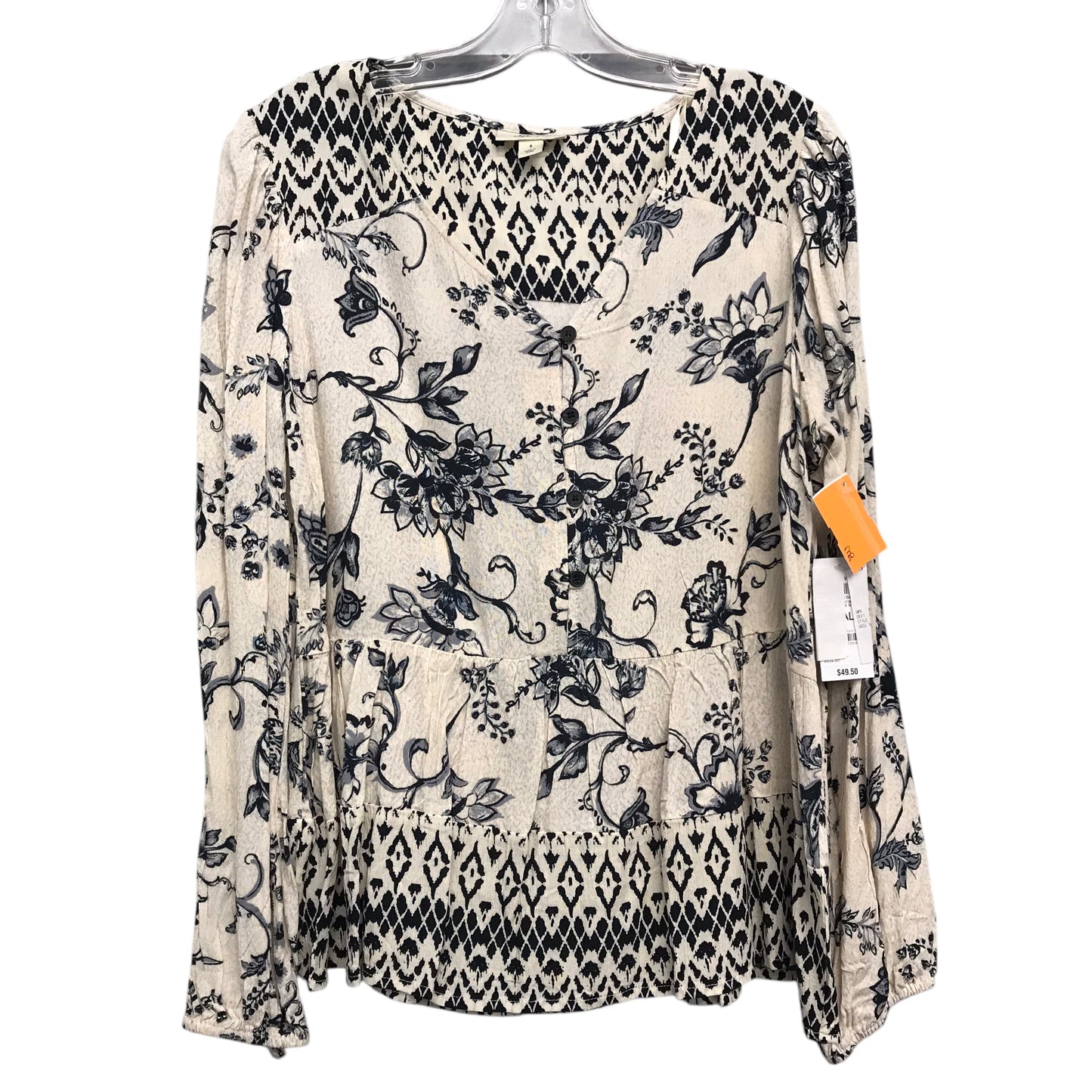 Top Ls By Style And Company In Black & Tan, Size:S