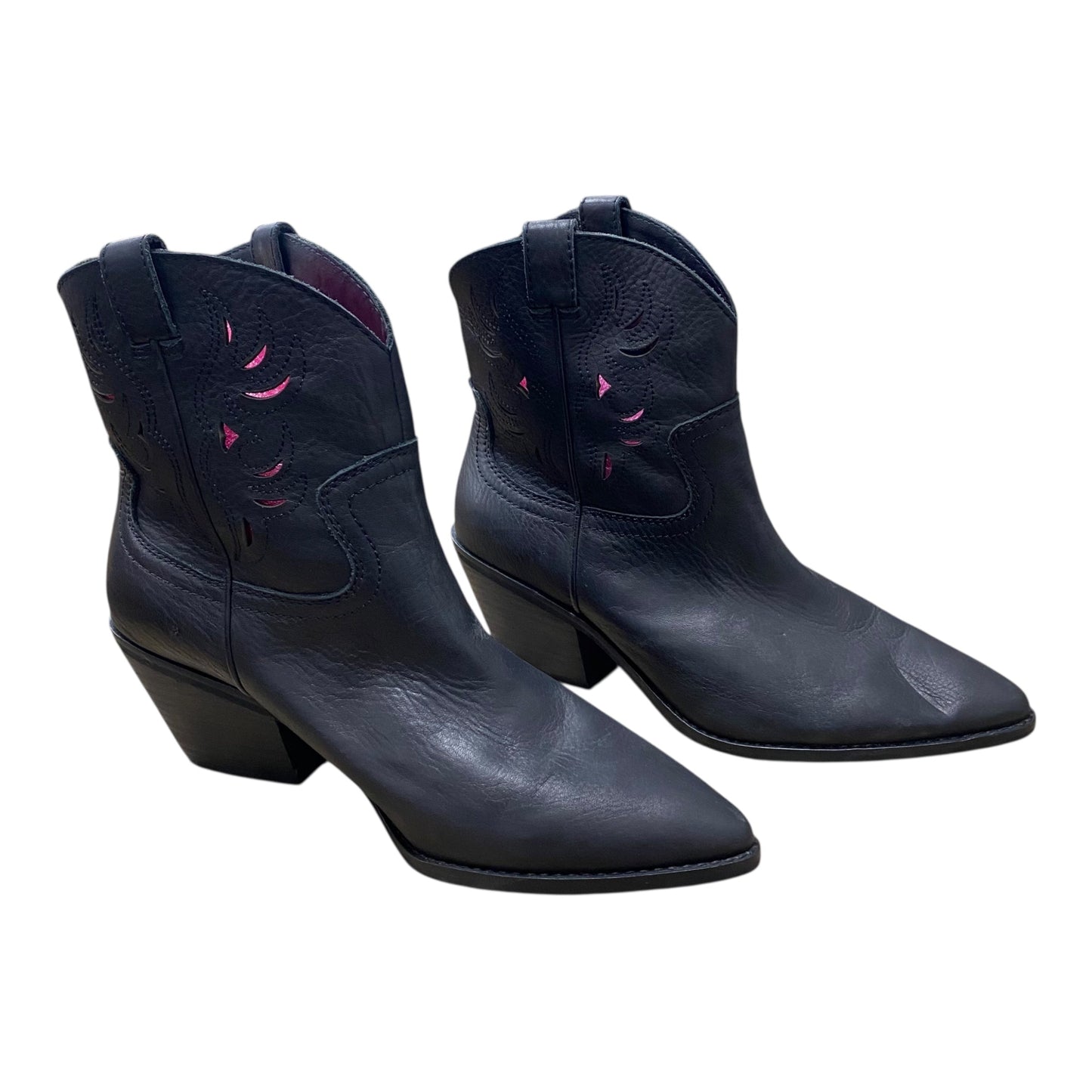 Boots Ankle Heels By Lucky Brand In Black, Size:10