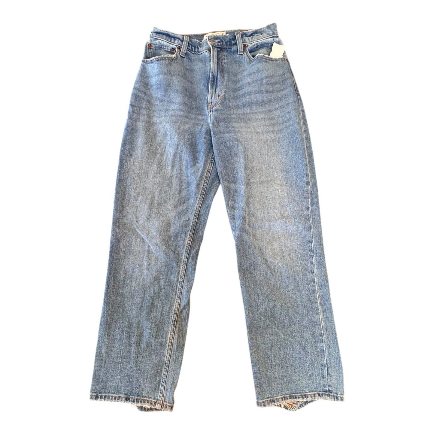 Jeans Boyfriend By Abercrombie And Fitch In Blue Denim, Size:8