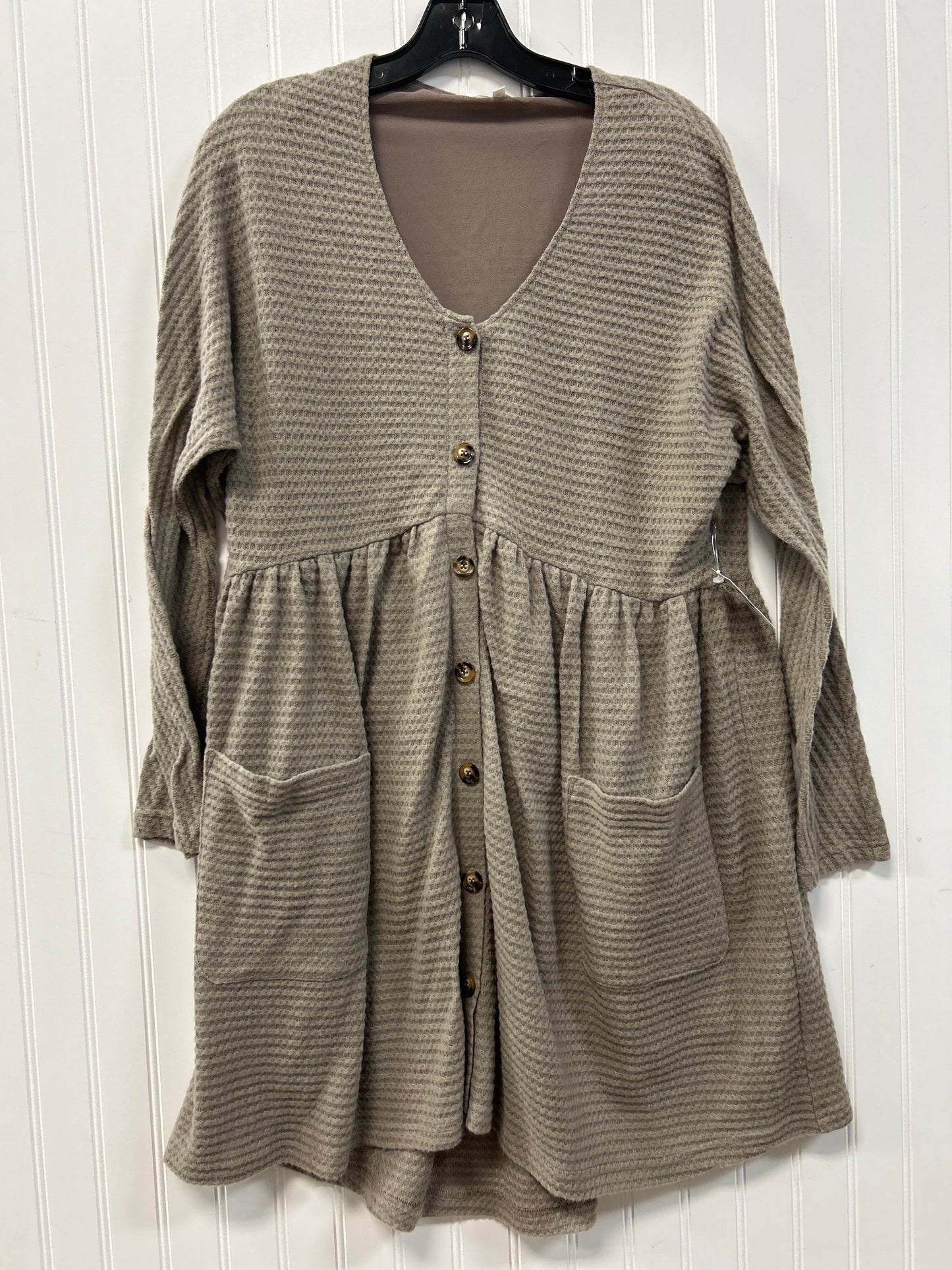 Dress Sweater By Amaryllis In Grey, Size:M