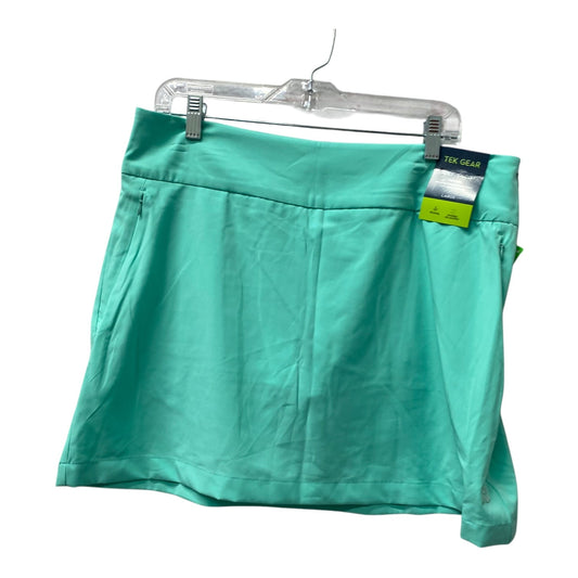 Athletic Skort By Tek Gear In Green, Size:L