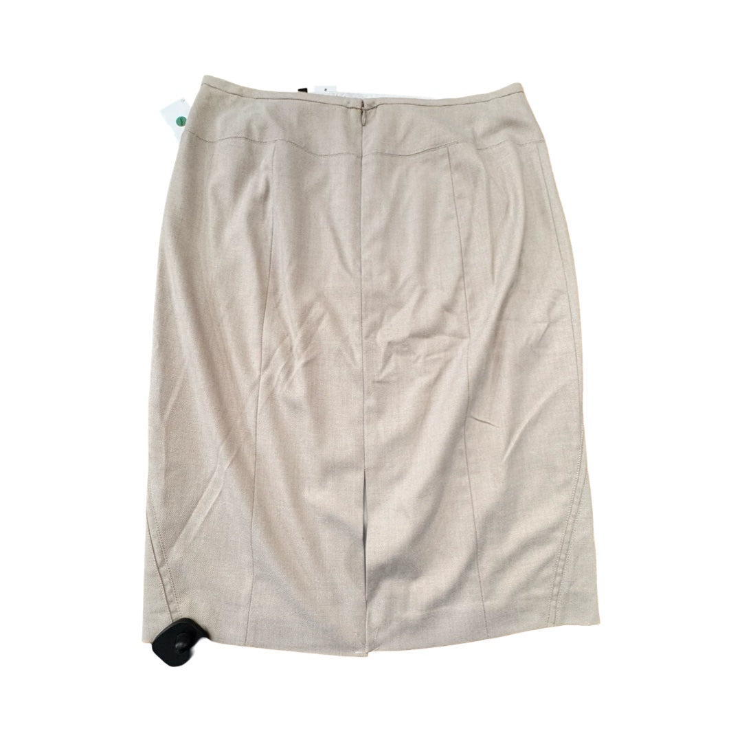 Skirt Midi By White House Black Market In Tan, Size:8