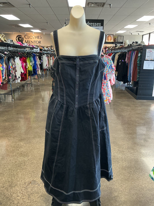 Dress Casual Midi By Pilcro In Black, Size:Xl