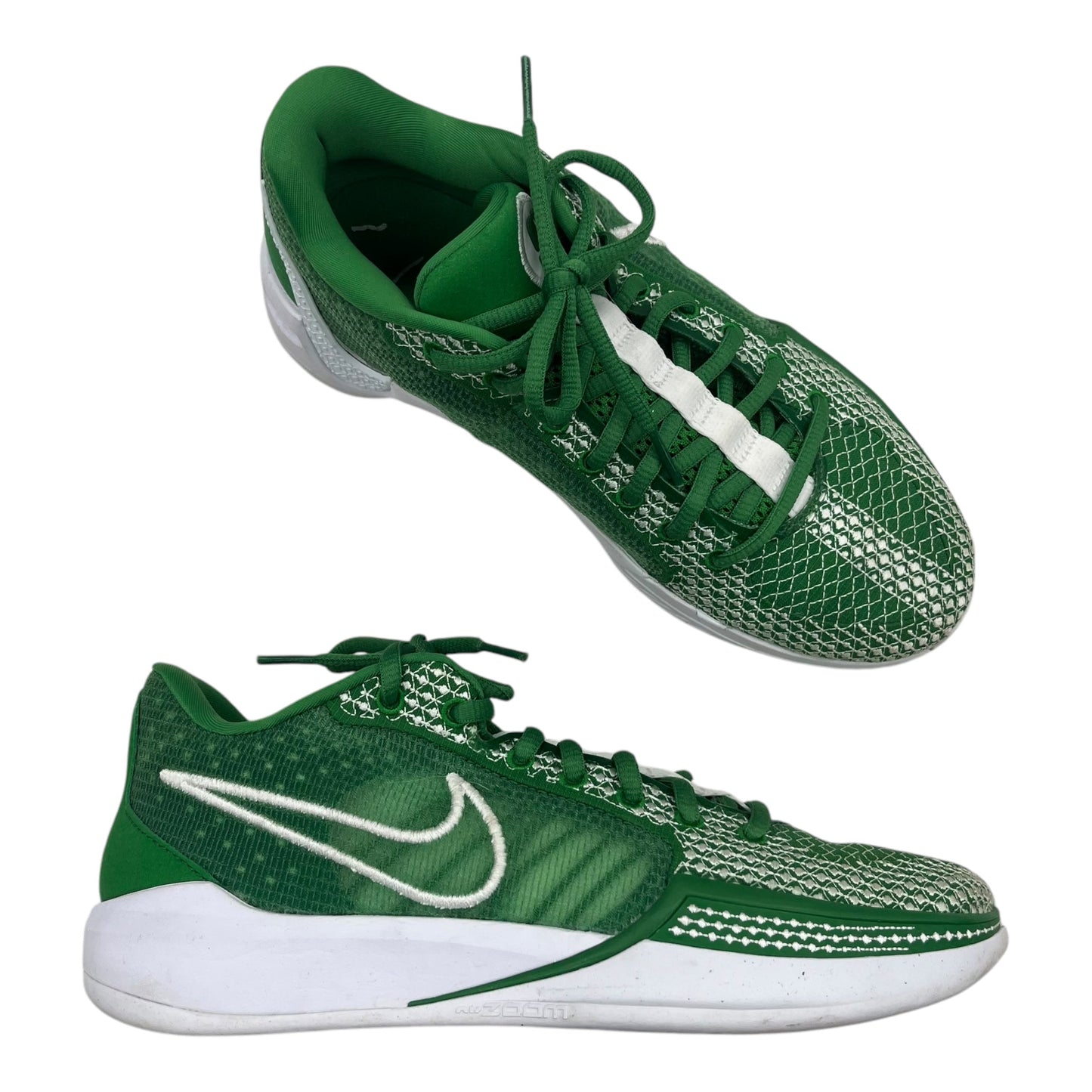 Shoes Athletic By Nike In Green & White, Size:7.5