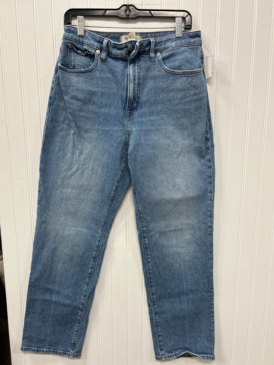 Jeans Straight By Madewell In Blue Denim, Size:6