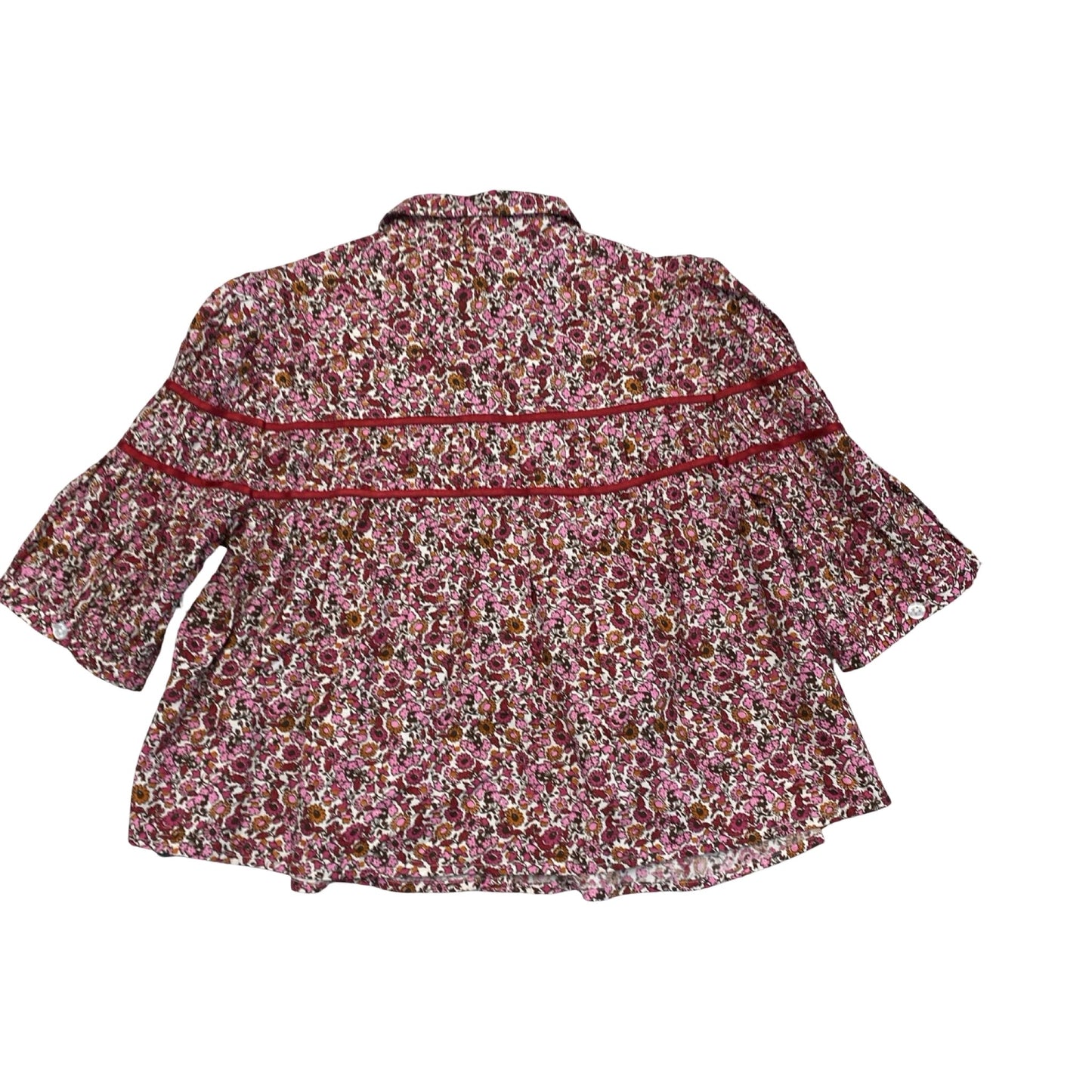 Top Ss By Maeve In Floral Print, Size:L