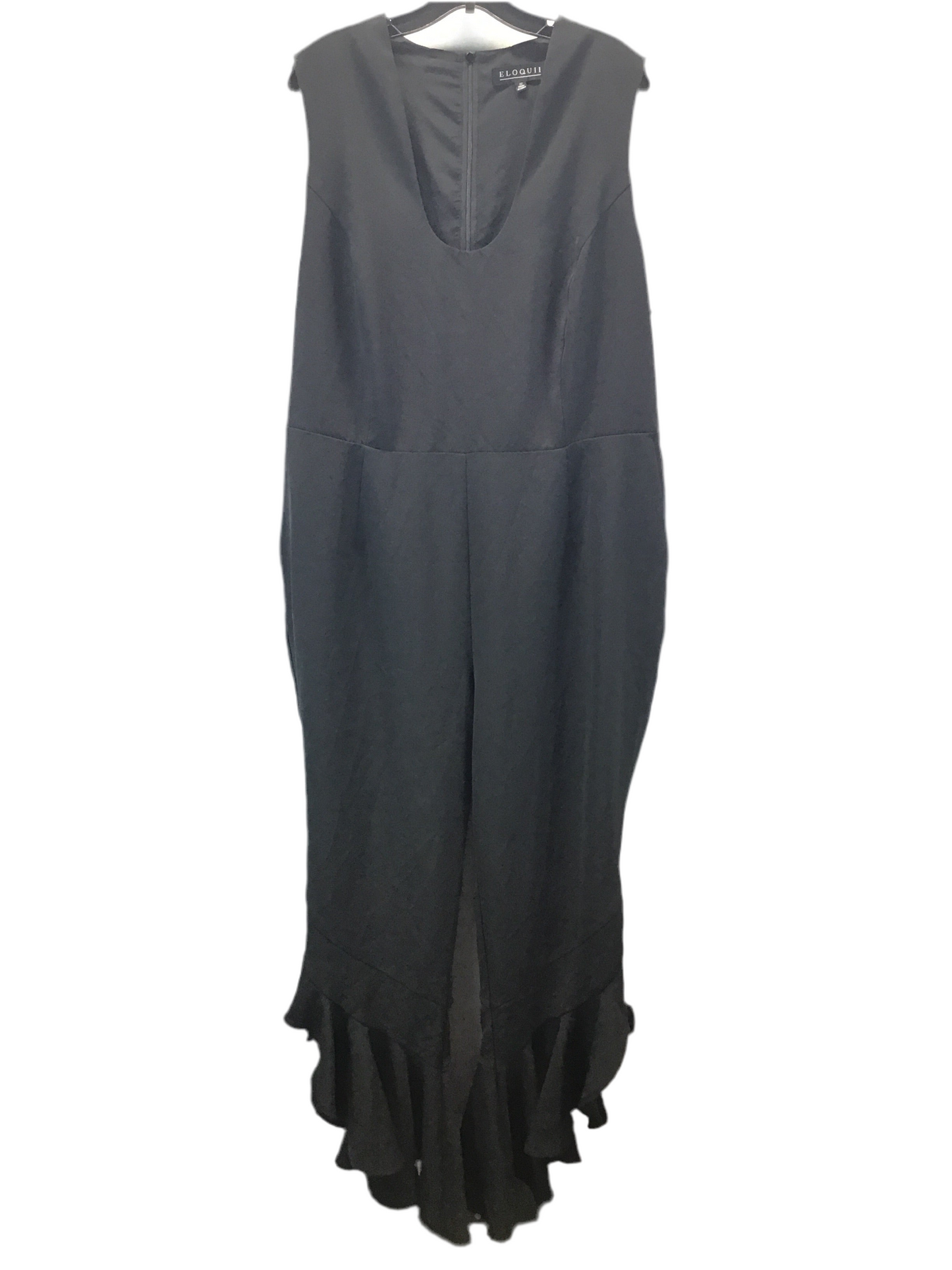 Jumpsuit By Eloquii In Black, Size: 2x