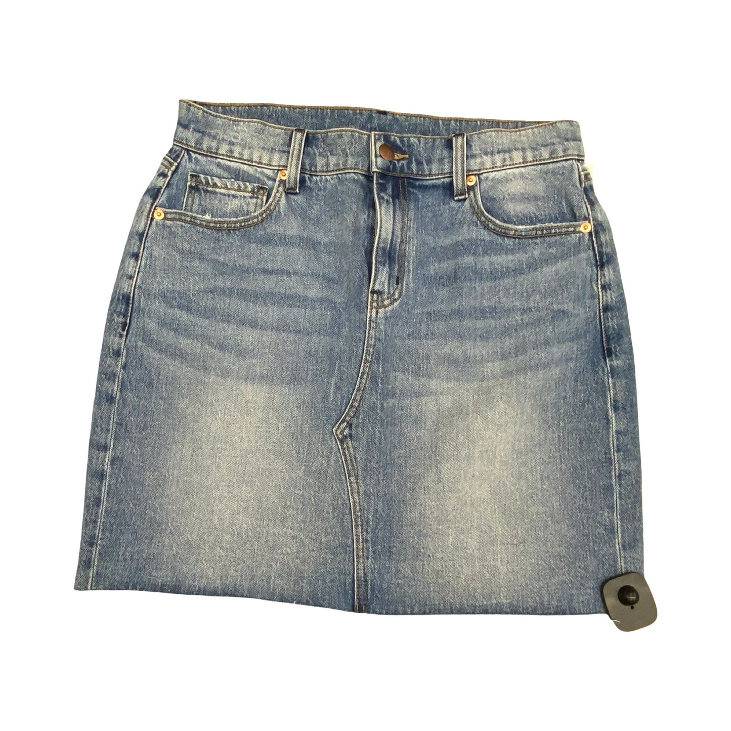 Skirt Midi By Evereve In Blue Denim, Size:8