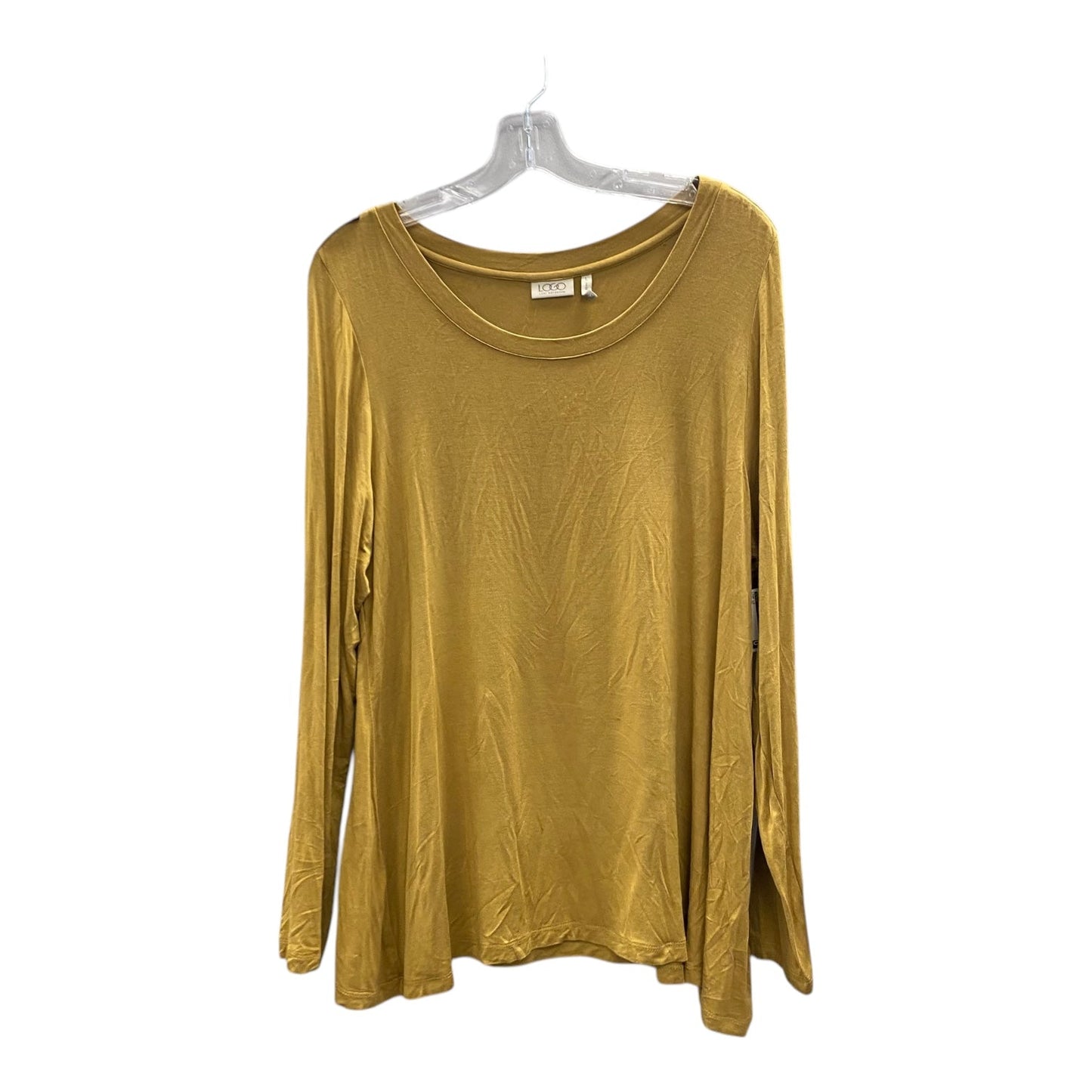 Top Ls By Logo In Yellow, Size:L