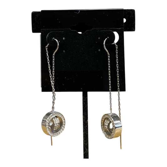 Earrings Designer By Swarovski In Silver