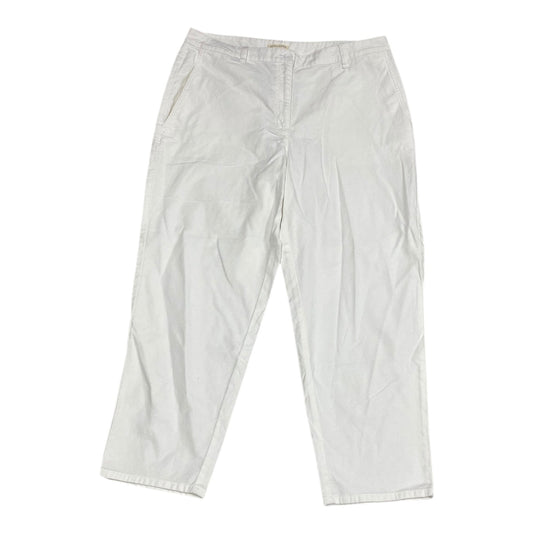 Pants Designer By Eileen Fisher In White, Size:L
