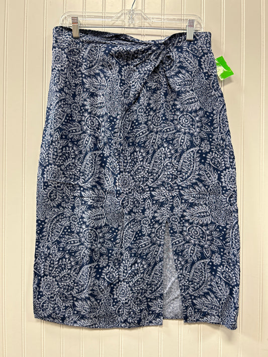 Skirt Maxi By Madewell In Blue, Size:10