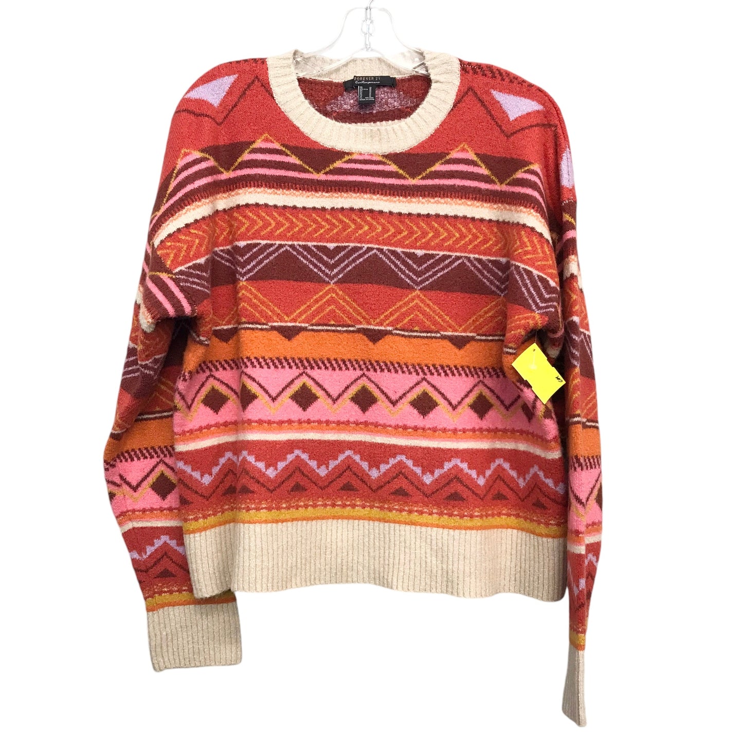 Sweater By Forever 21 In Multi, Size:M