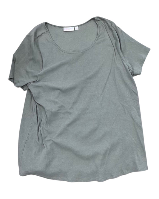 Top Ss By Belle By Kim Gravel In Green, Size:3X