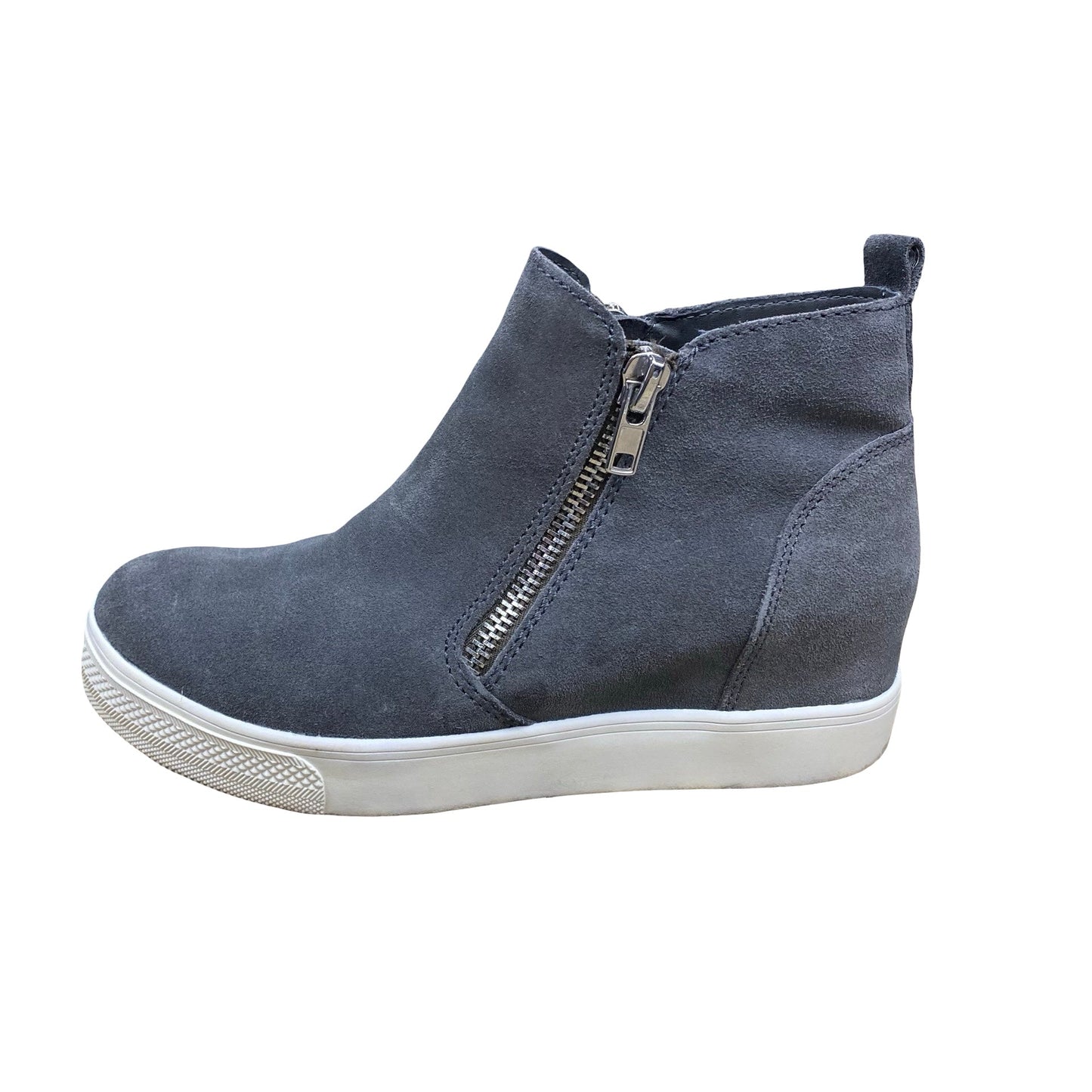 Boots Ankle Heels By Steve Madden In Grey, Size:10