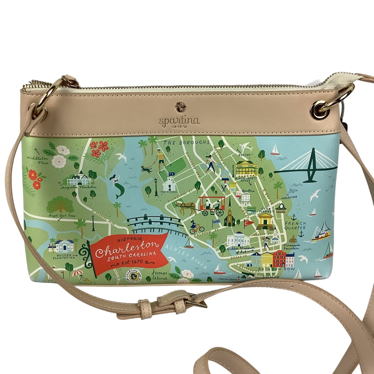 Crossbody Designer By Spartina, Size: Medium