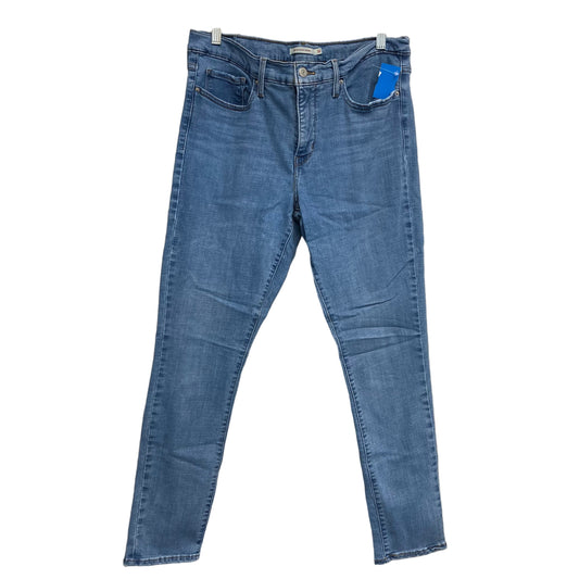 Jeans Skinny By Levis In Blue, Size:14