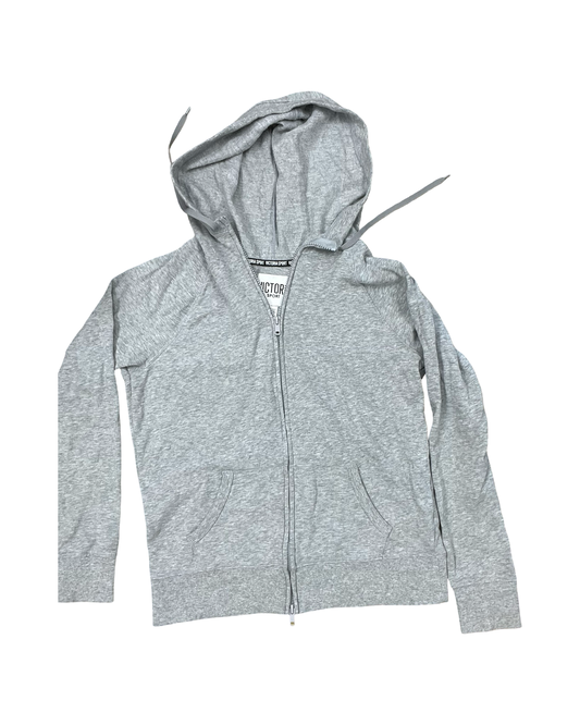 Athletic Jacket By Clothes Mentor In Grey, Size:M