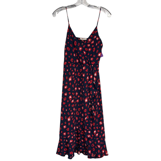 Dress Casual Short By Lelis In Blue & Red, Size:M