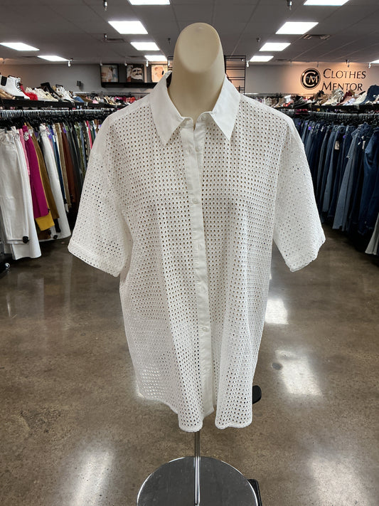 Top Ss By Express In White, Size:S