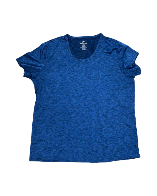 Athletic Top Ss By Clothes Mentor In Blue, Size:2X