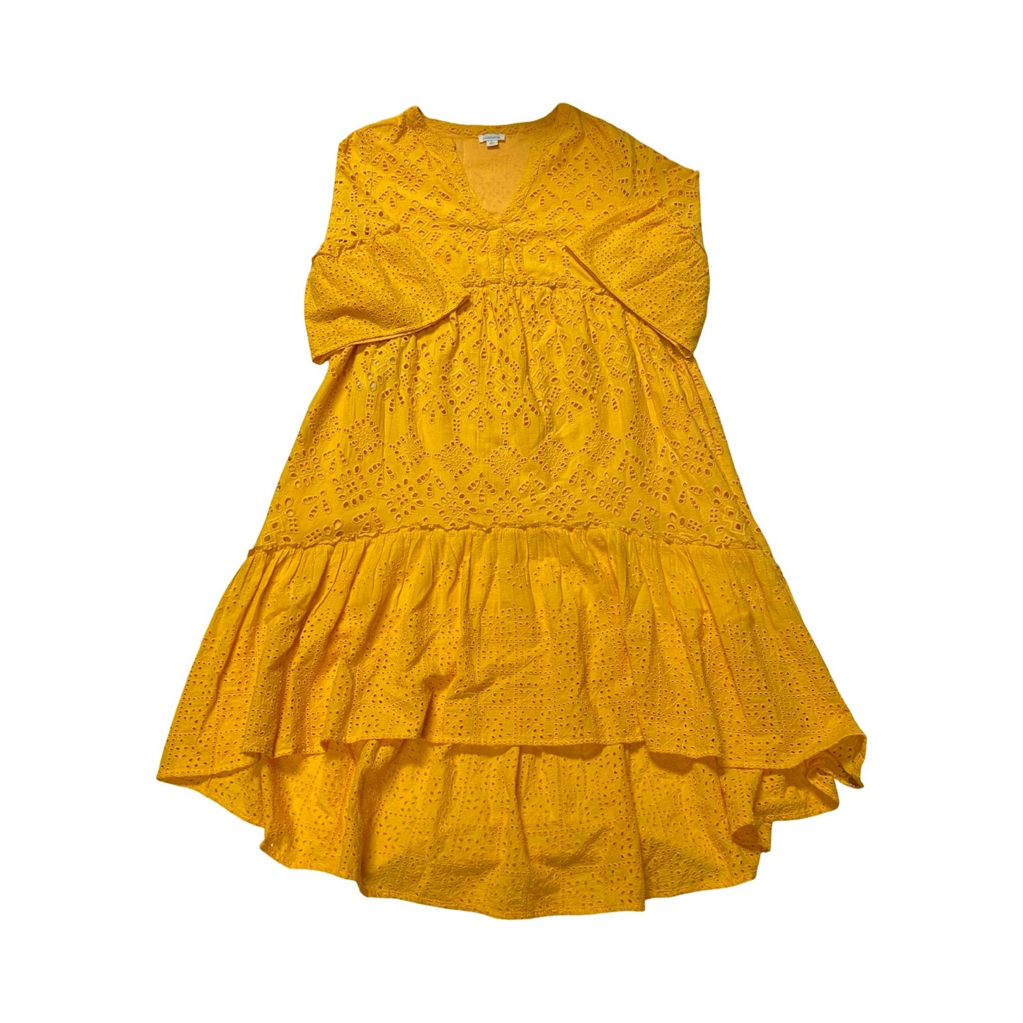 Dress Casual Midi By Sundance In Yellow, Size:L